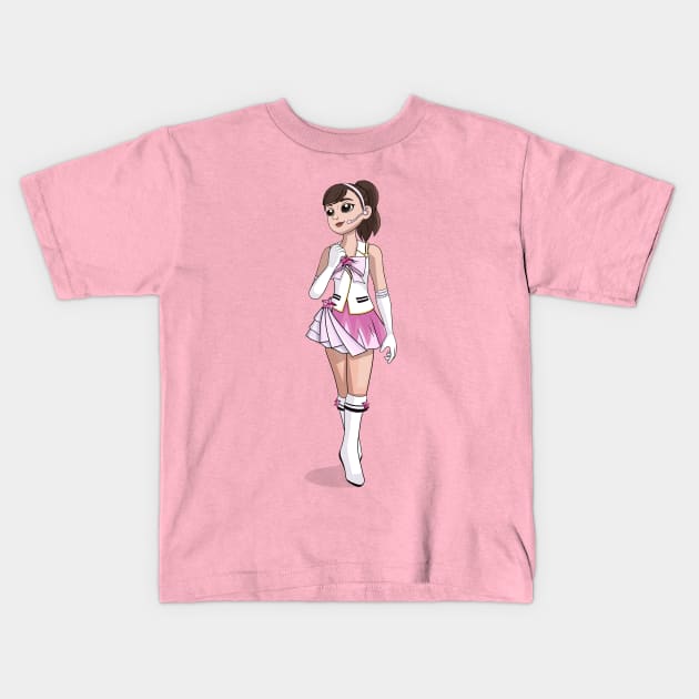 Idol Haruka Kids T-Shirt by SkittyAnimates